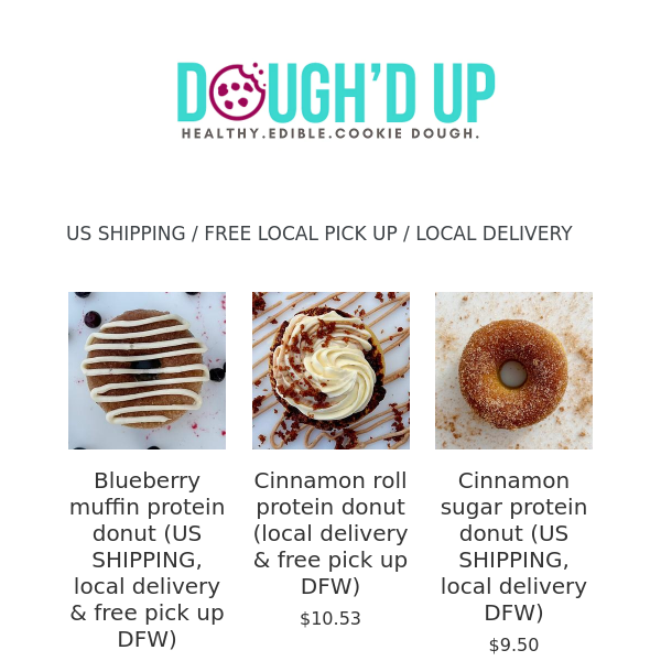 Last day to order protein donuts for US shipping!