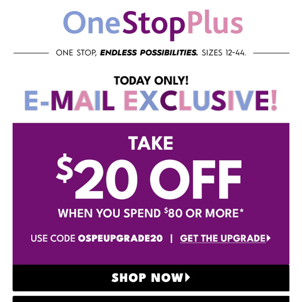 [URGENT] You’ve got ONE DAY to save 50% off your order