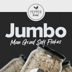 JUMBO Man Grind Salt Flakes are back + TikTok on sale now! 🧂🔥