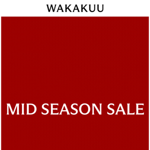 Mid Season Sale starts now!