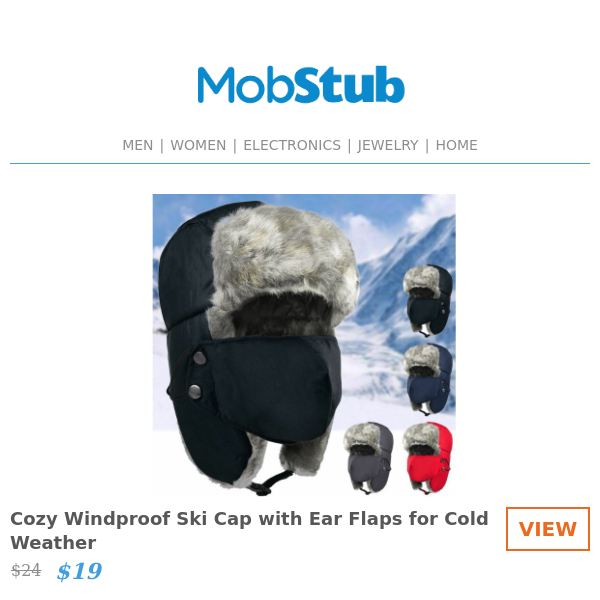 Cozy Windproof Ski Cap with Ear Flaps for Cold Weather - ONLY $19!