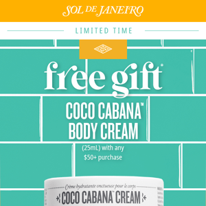 LIMITED TIME: Get our moisturizing body cream for FREE!