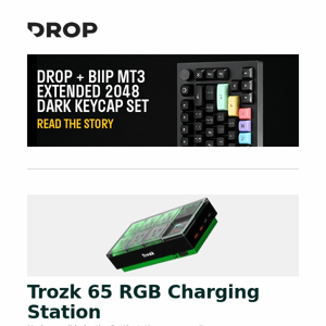 Trozk 65 RGB Charging Station, Peachtree Audio M24 Powered Speakers, Keebmonkey KeebStick Precision Screwdriver and more...