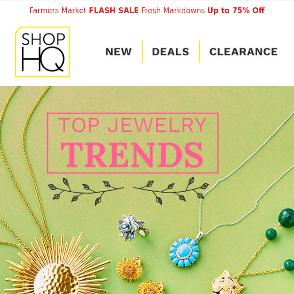 Top Summer Jewelry Trends UP TO 60% OFF