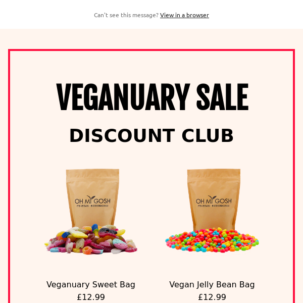 Checkout our Veganuary sale!