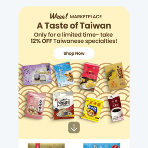 ⏰ 12% OFF: Direct imports from Taiwan ✈️