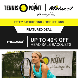 🎄Very Merry Deals!🎄Up to 40% off Racquets, Shoes + Bags!