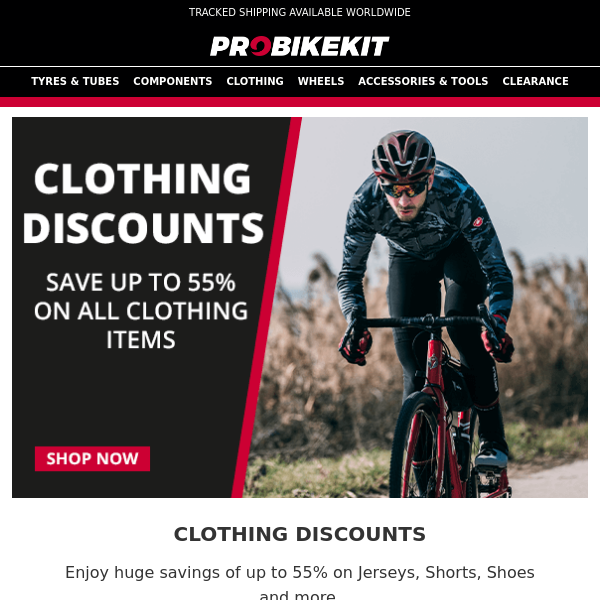 EXTRA Cycling Clothing Savings