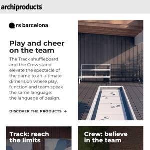 Play and cheer on the team with RS Barcelona: Track shuffleboard and Crew stand