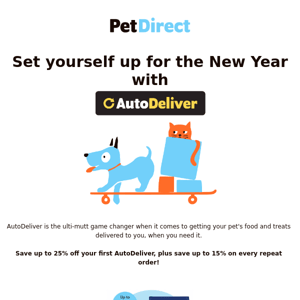 Set yourself up for the new year with AutoDeliver