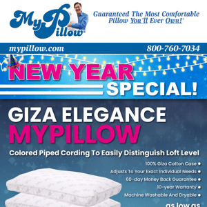 Giza Elegance MyPillow Sale!