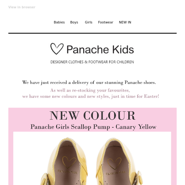 New Panache Shoes Colours & Styles! 💖