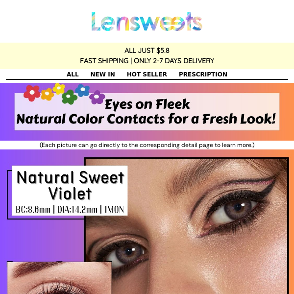 Eyes on Fleek: Natural Color Contacts for a Fresh Look! 👀