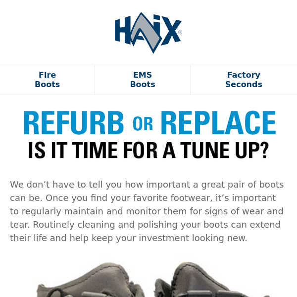 Haix boots outlet factory seconds