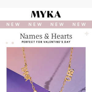 NEW IN: Names & Hearts