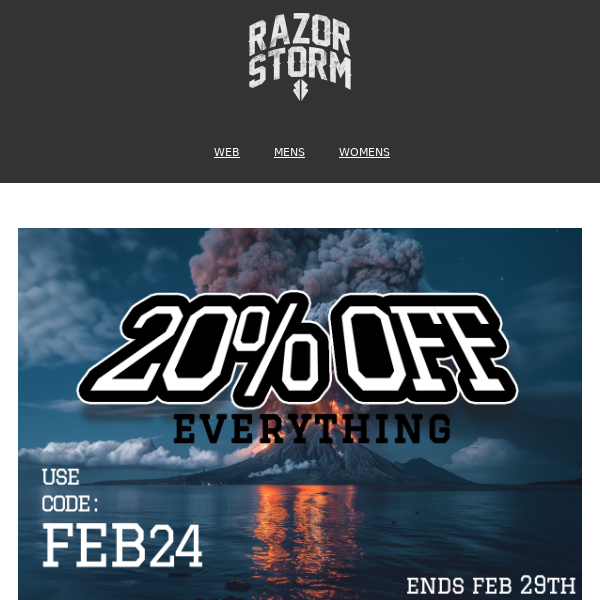 Last Day 20% OFF