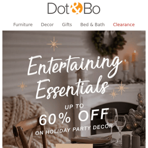 All your entertaining essentials are on sale now