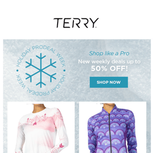 Layer up to NEW Holiday Pro Deals! Free Shipping at $50, too.