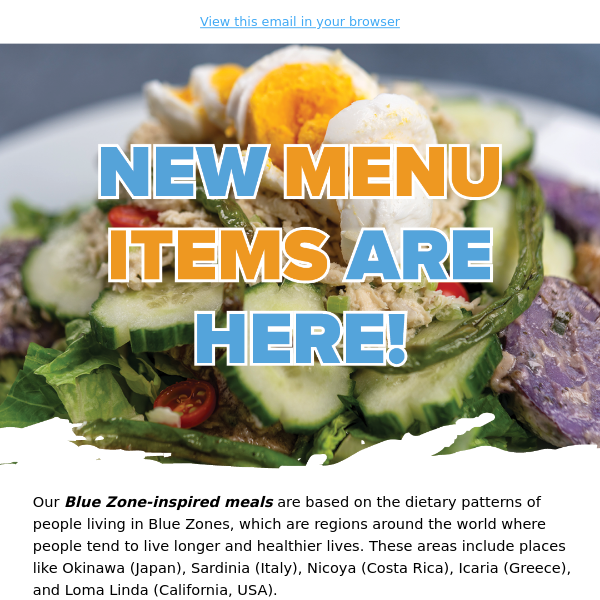 🚨 More NEW Blue Zone Meals!