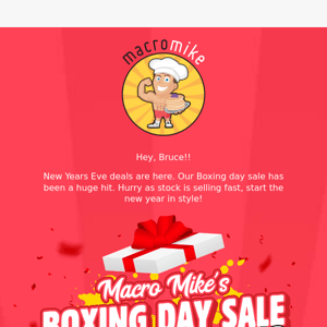 🎊 New Years Eve Deals - Boxing Day Sale Ends Soon! 🛍️