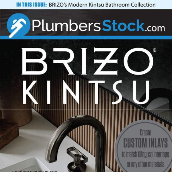 BRIZO’s Modern Kintsu Bathroom Collection