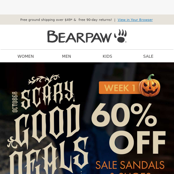 Scary Good Deals 👻 60% Off!