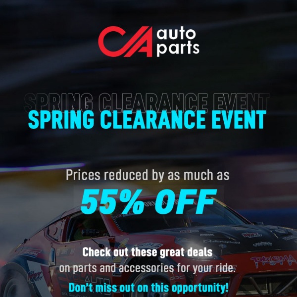 Unmissable Deals in Our Final Spring Clearance Event!
