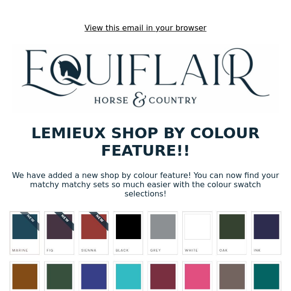 New Lemieux Shop By Colour Feature!