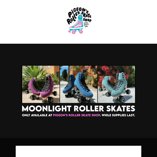Moonlight Roller - Available at Pigeon's Roller Skate Shop