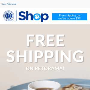FREE Shipping on Petorama?!