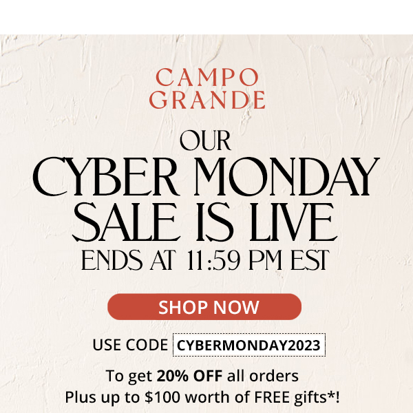 Our Cyber Monday Sale is live! 🥩🥓