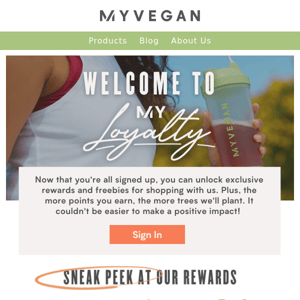 YOU'RE IN! Start earning rewards with Myloyalty 🌟