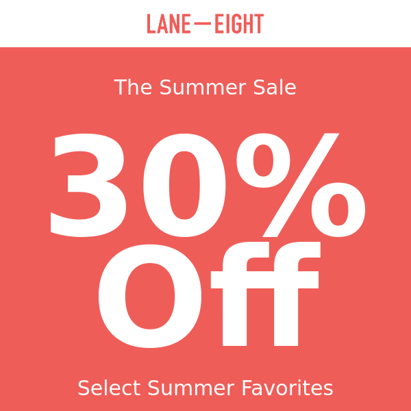Welcome to the Summer Sale ☀️