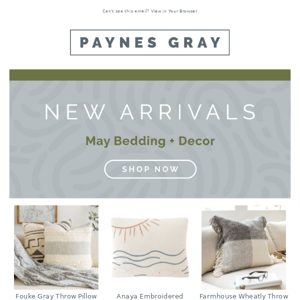 May NEW ARRIVALS 👉 Bedding + Decor