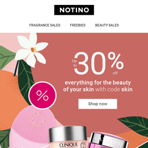 💆‍♀️ 30% off everything for happy skin