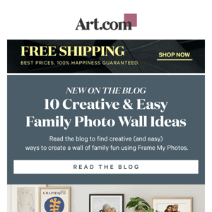 10 family photo wall ideas!