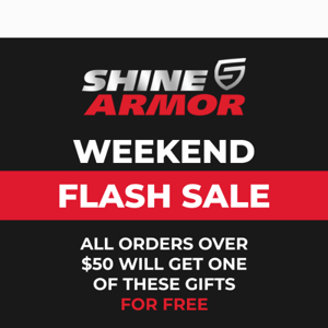 Weekend Sale last hours, Shine Armor!  ⏳