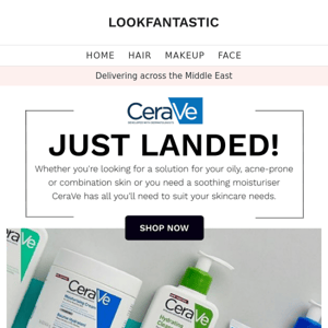 CeraVe is now at LOOKFANTASTIC 🚨