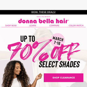 Want up to 70% off your next set of extensions? 🔥