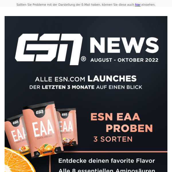 Alle ESN Releases auf einen Blick 😃 Die ESN News 