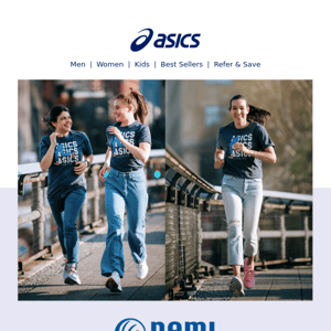 Run for mental health, join the ASICS Blue Jean Mile.