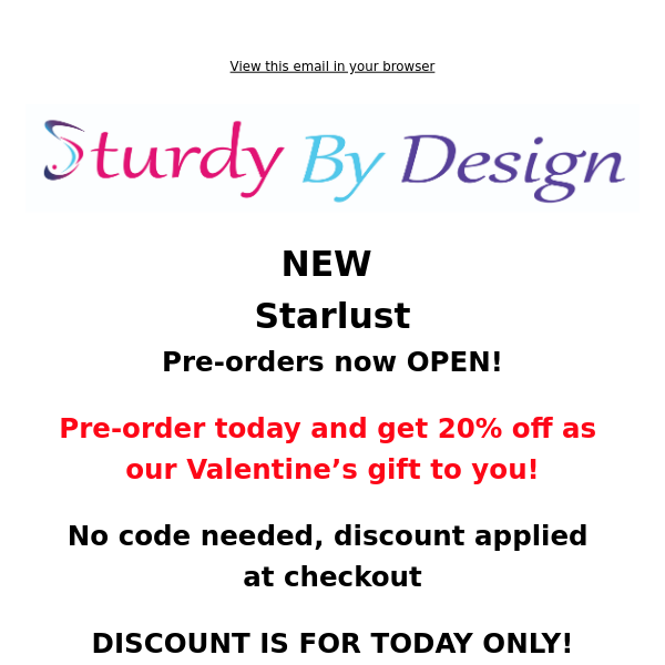❤️ NEW Starlust. Get todays valentine's Introductory offer!