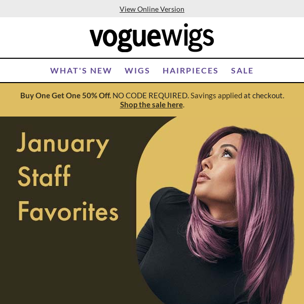 January 2024 Styles Unveiled! 🌟 Staff Favorites in Wigs – Discover Your Perfect Look!
