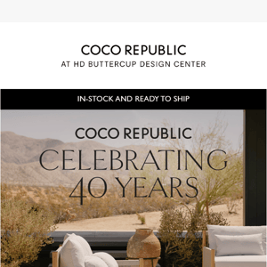 40 Years of Coco Republic 🎉
