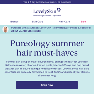5 Pureology summertime hair essentials