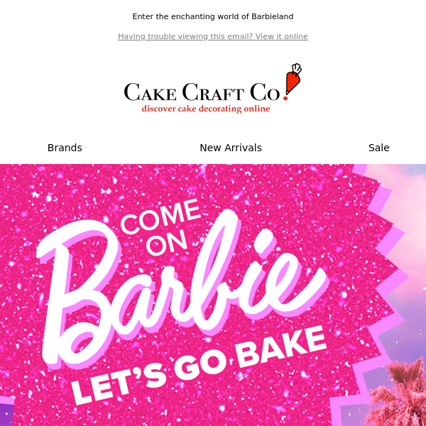 Come on BARBIE 💗 Let’s go BAKE!