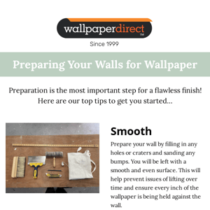 Top Wallpaper Tips To Prepare Your Walls...