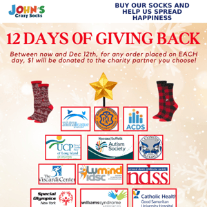 12 Days of Giving Back!