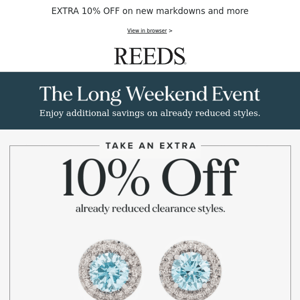 Reeds jewelers store coupon