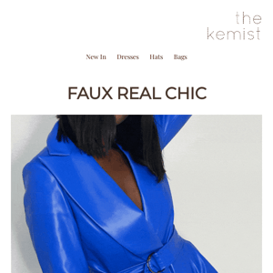 Faux real chic